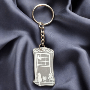 Night Cat - Keychain